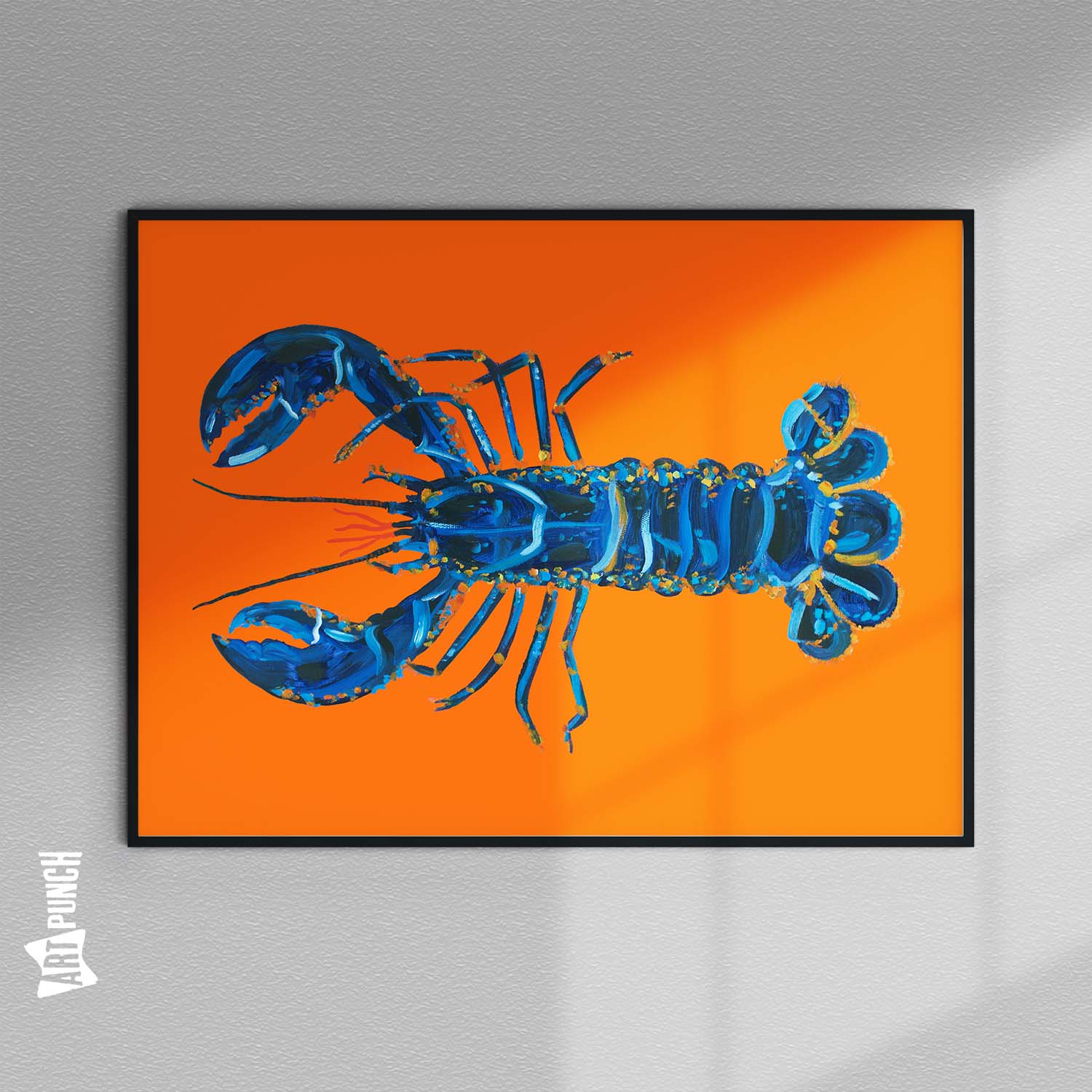 Lobster On Orange