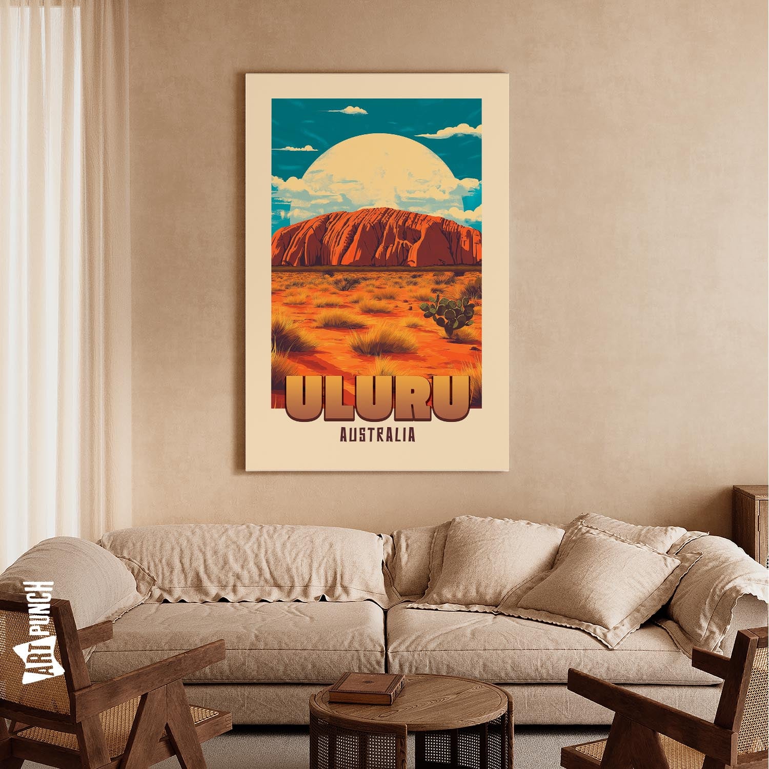 Travel Poster Uluru