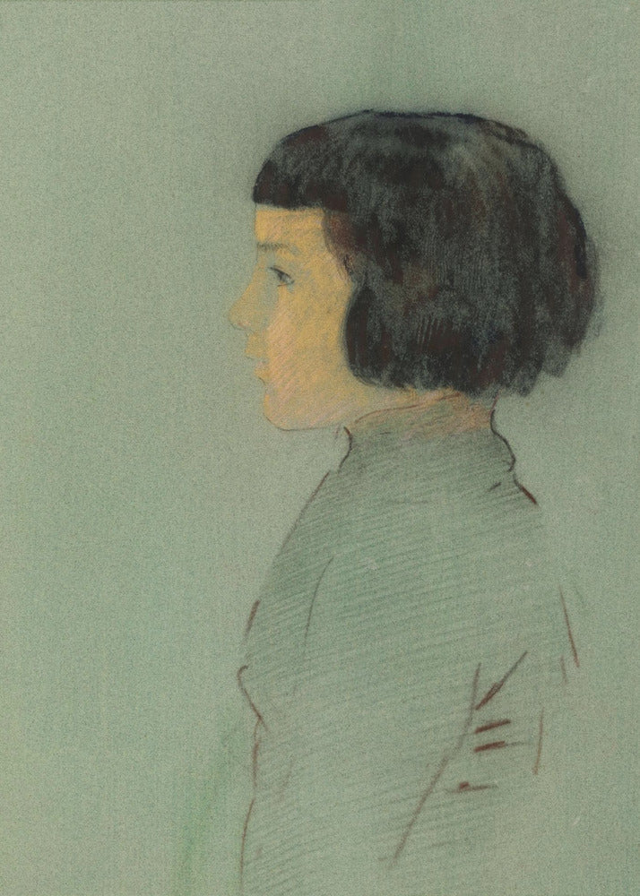 Young Woman In Profile